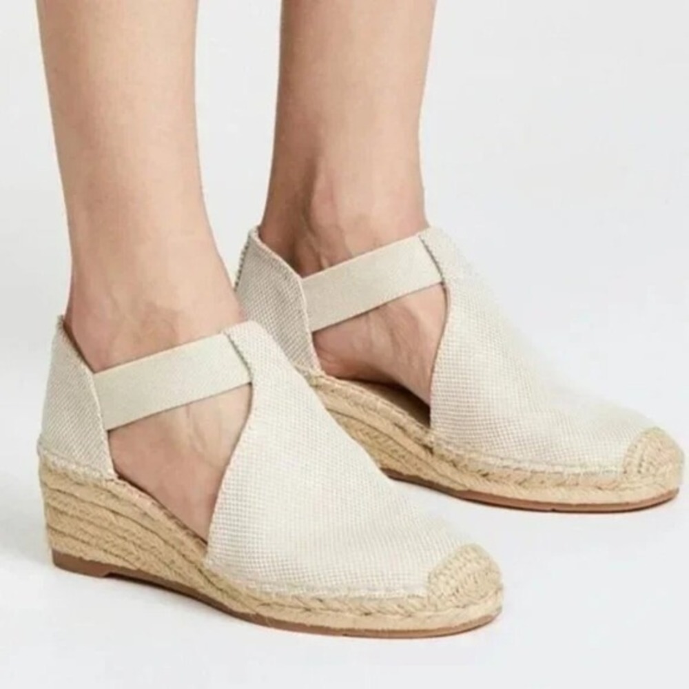 Tory‎ Burch Catalina Wedge Espadrilles Sandals 10M